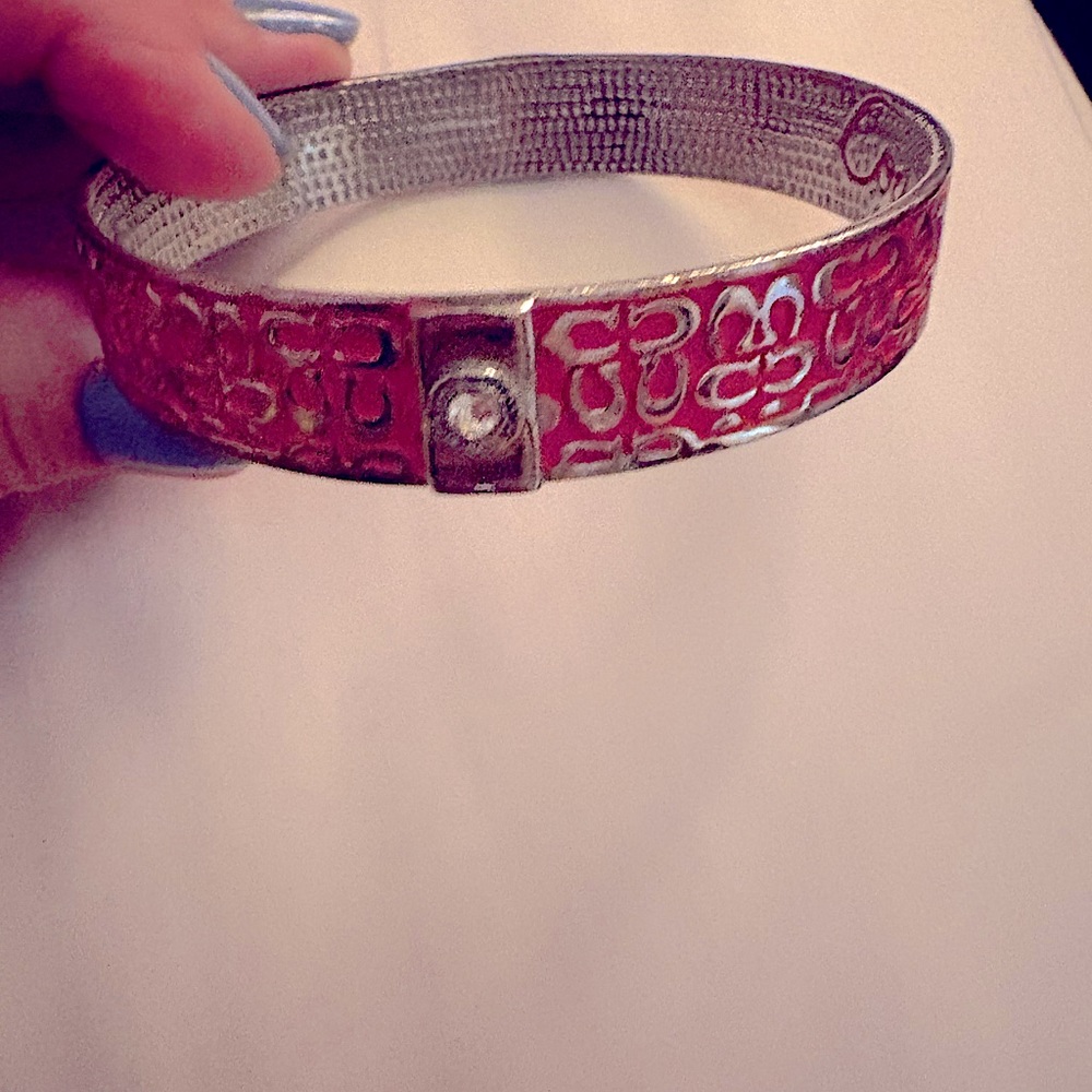 Coach vintage signature bangle
